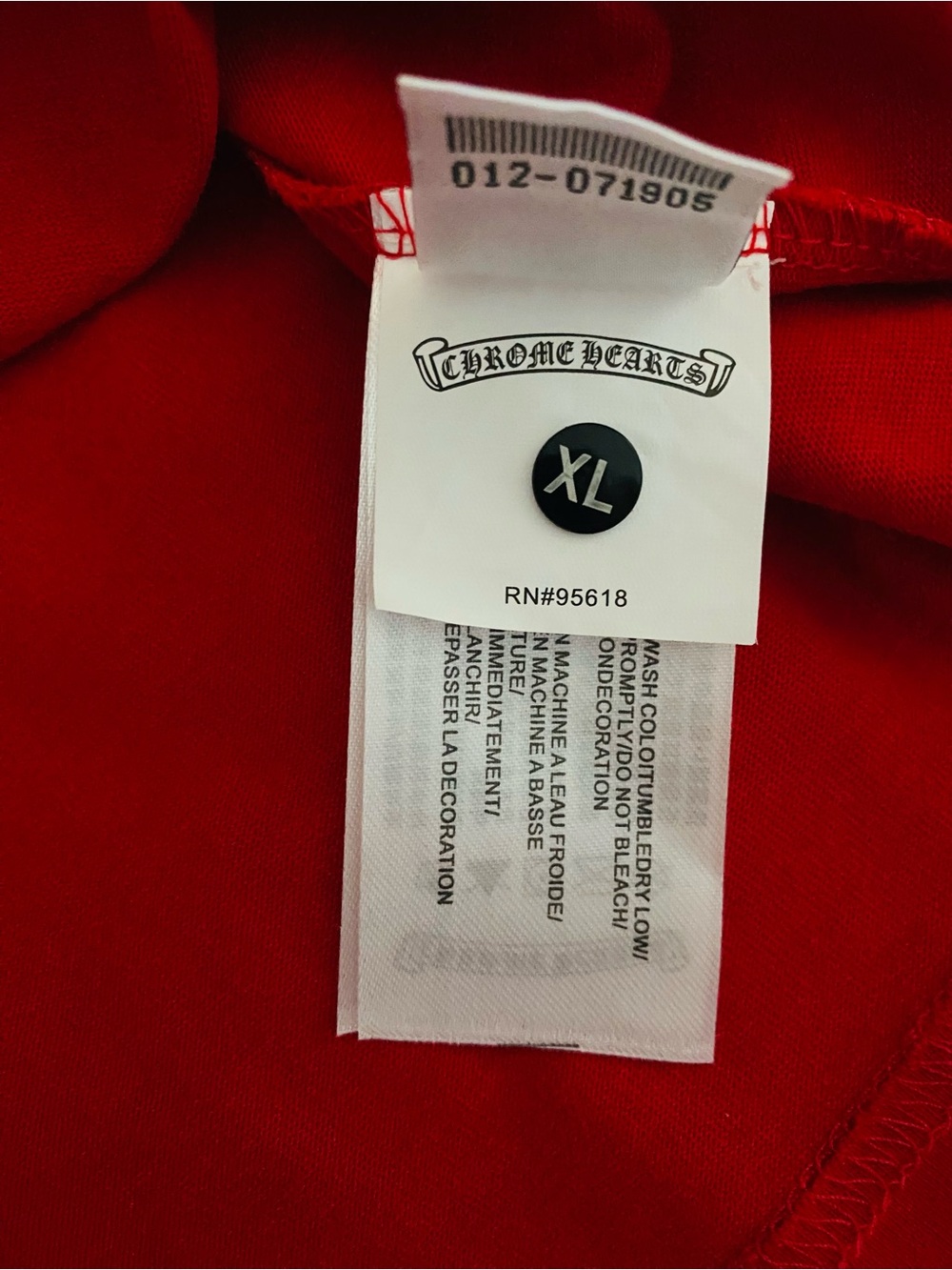 Chrome Hearts Long Sleeve Pocket Tee-Shirt XL - Picture 8 of 8